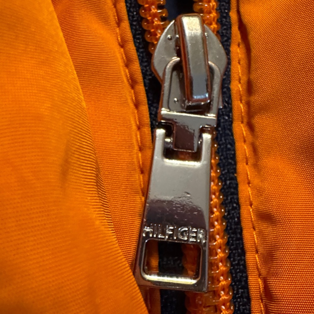 Tommy Hilfiger Bright Orange Woman’s‎ Puffer Jacket Size S - Picture 12 of 12
